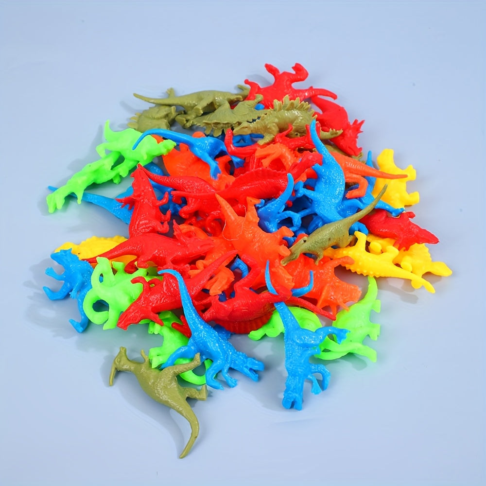 50pcs Mini Dinosaur Figure Toys Creative Animal Model Toys Sets