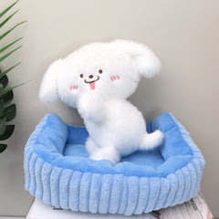 2pcs Capybara Dog Cat And Fox Plush Toys for Girls Birthday