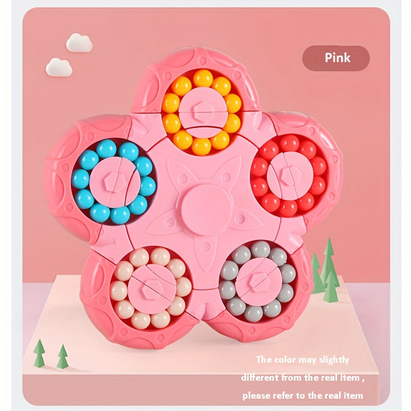 Magic Bean Cube Spinner Finger Puzzle Toy Stress Relief Hand Sensory