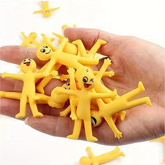 30 Pack Stretchable Yellow Character Stress Relief Toys Christmas Toys