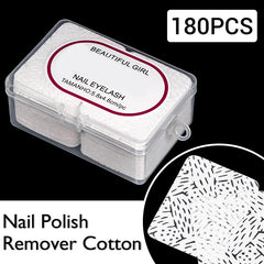 Double Sided Nail Polish Remover Cloth - Makeup Nail Remover Cotton