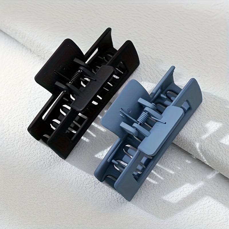 2pcs Matte Hair Claw Clips Strong Hold Thick Hair Accessories