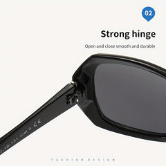 Men's Square Frame Sunglasses UV400 for Driving Fishing Shopping Beach Party