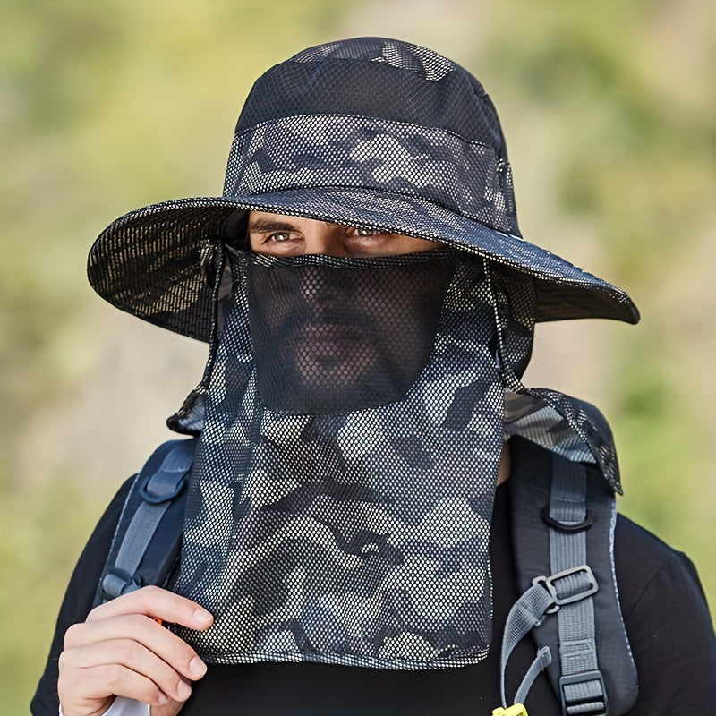 Camouflage Sun Hat Fishing Cap Outdoor Fisherman Hat