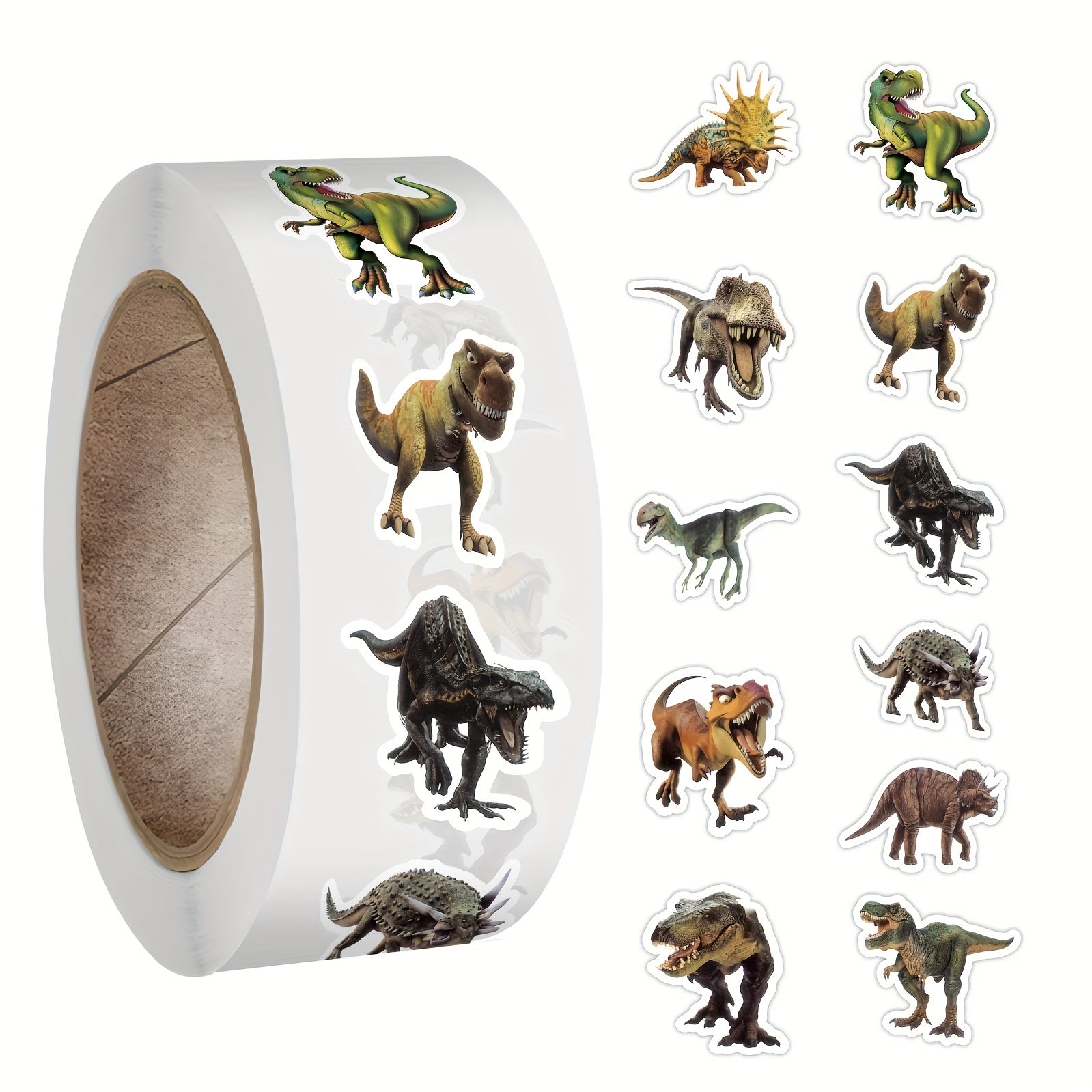 550PCS Dinosaur Stickers Roll Decals Water Bottle Laptop DIY