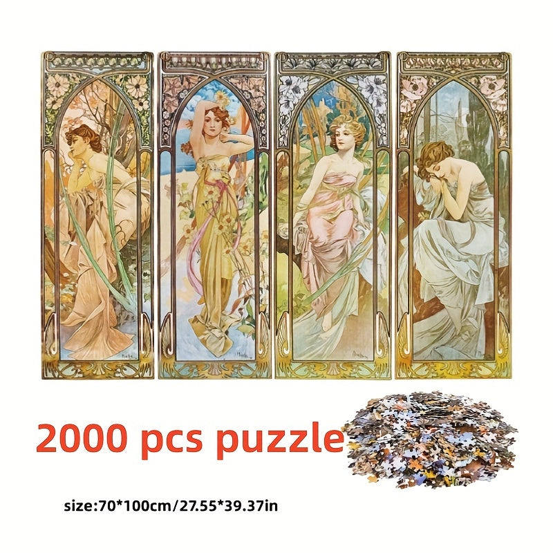 2000pcs Jigsaw Puzzles Home Wall Decoration Challenging Game Educational Toys