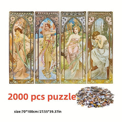 2000pcs Jigsaw Puzzles Home Wall Decoration Challenging Game Educational Toys