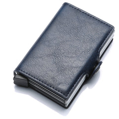 Men's RFID Dual Box Anti Magnetic Card Holder