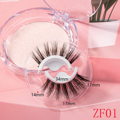 Reusable Self Adhesive Eyelashes No Glue Natural Fluffy False Eyelashes