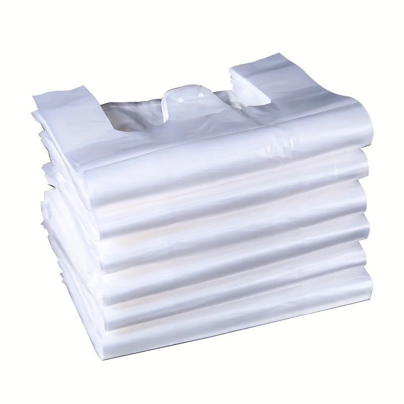 100/200 Pcs Transparent Plastic Bags for Grocery Store Shopping