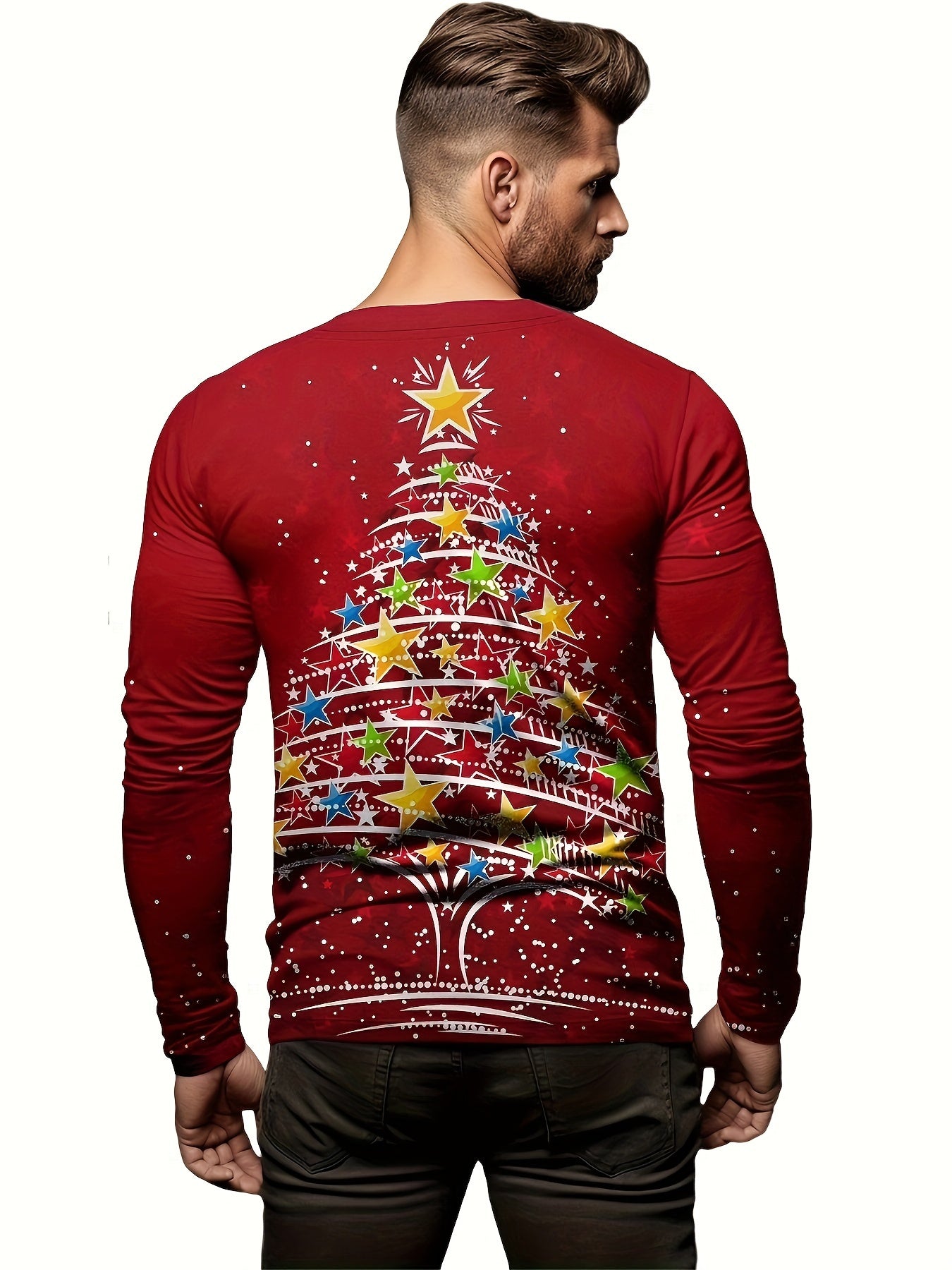Christmas Tree Men's Long Sleeve Tee