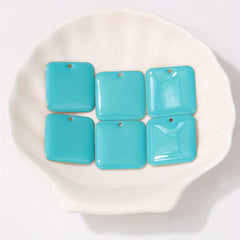 6pcs Colorful Drip Oil Alloy Pendant Set for DIY Jewelry Making