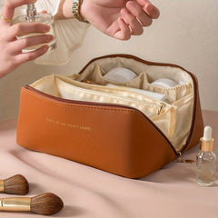 Large Cosmetic Bag Toiletry Wash Bag For Travel Lightweight Makeup Bag