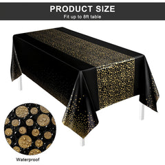 Small Polka Dot Disposable Tablecloth Waterproof PEVA for Party Decoration