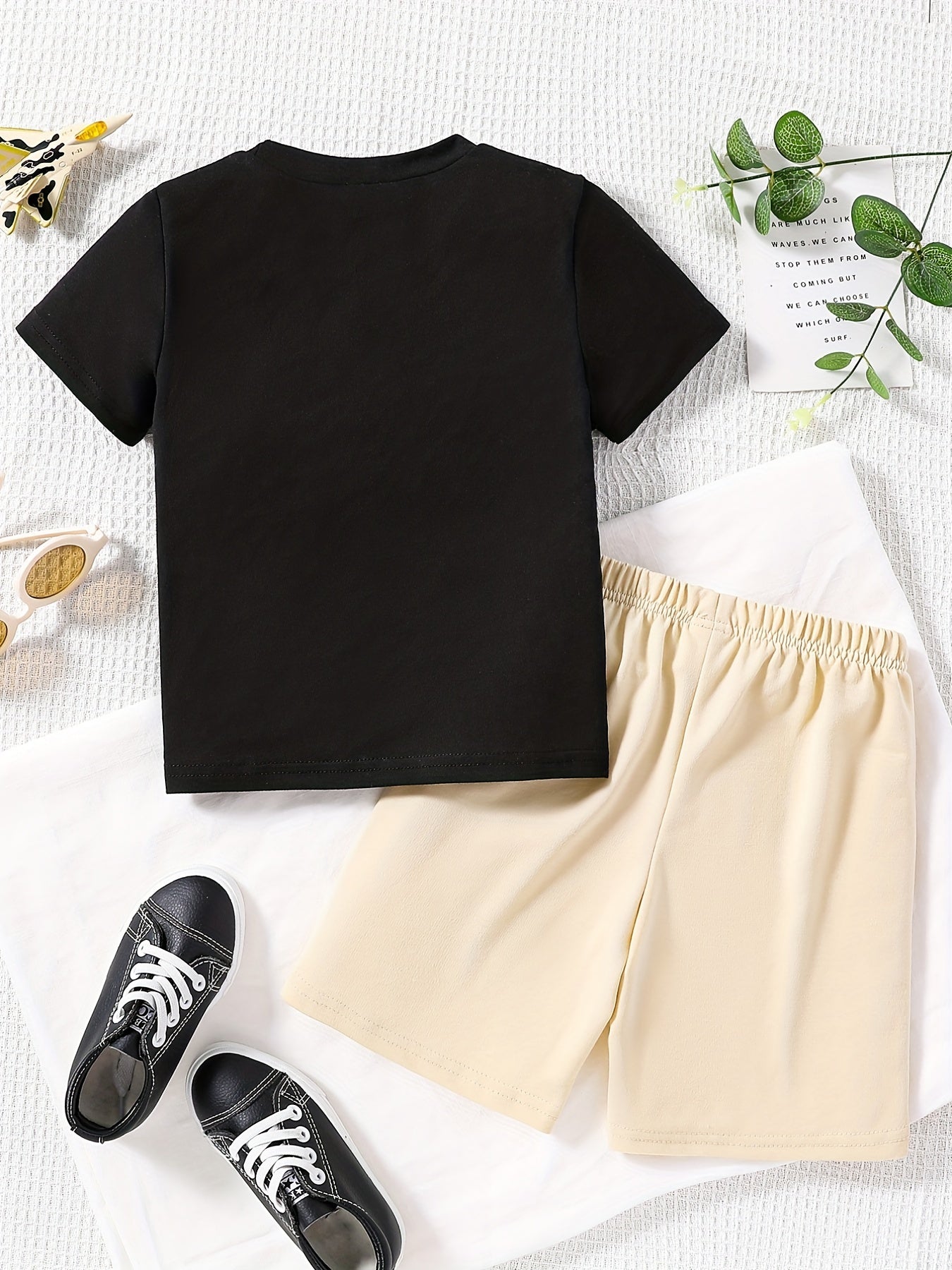 2pcs Mama's Boy T-shirt & Shorts Summer Set for Boys