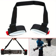 Adjustable Ski Bearing Strap With Cushioned Shoulder Rest
