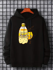 Lemon Juice Print Hoodie for Men