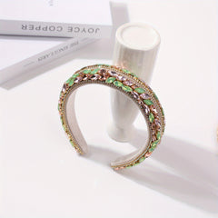 Colorful Crystal Headband Glitter Rhinestone Headdress for Party Prom