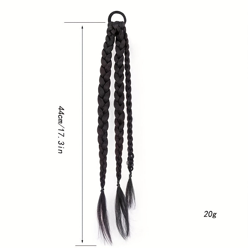 Y2K Hair Ring Ponytail Braiding Hair Wig Headpiece Hair Accessories