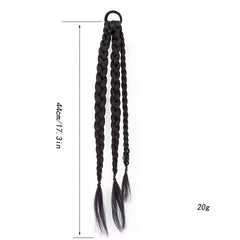 Y2K Hair Ring Ponytail Braiding Hair Wig Headpiece Hair Accessories