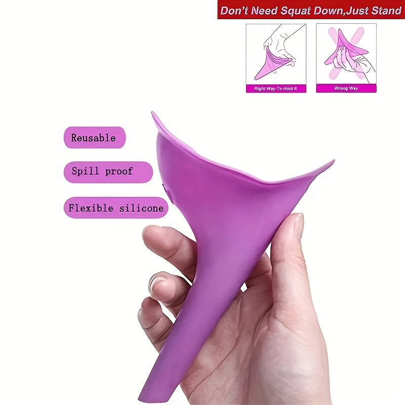 2pcs Portable Car Urinal for Outdoor Travel and Emergencies