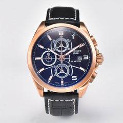 KUERST Teen Watch Stainless Steel Multifunctional Chronograph Quartz