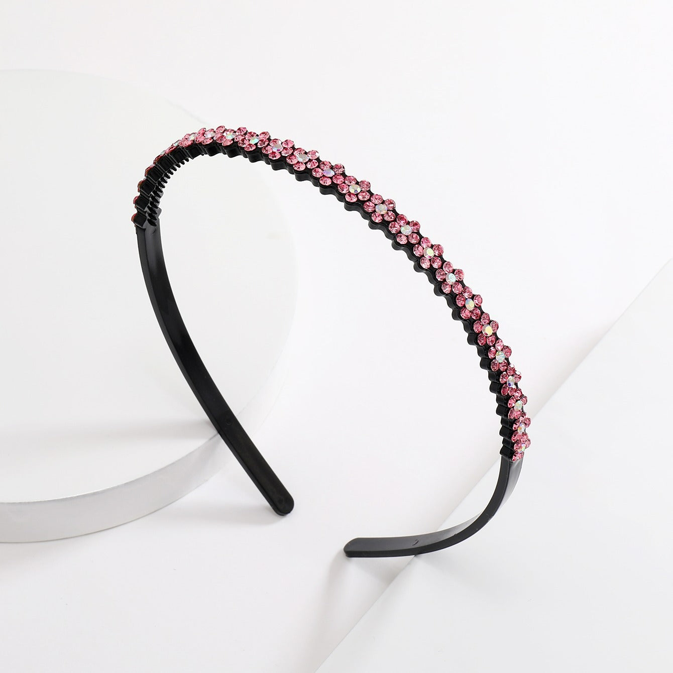 Rhinestone Headbands Teeth Hairband Non slip Hair Hoop