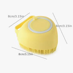 Silicone Pet Hair Comb & Scalp Massager for Dogs - Tangle Removal & Skin Health