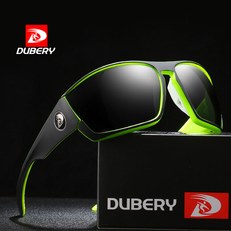 DUBERYU Large Frame Polarized Sports Sunglasses for Men
