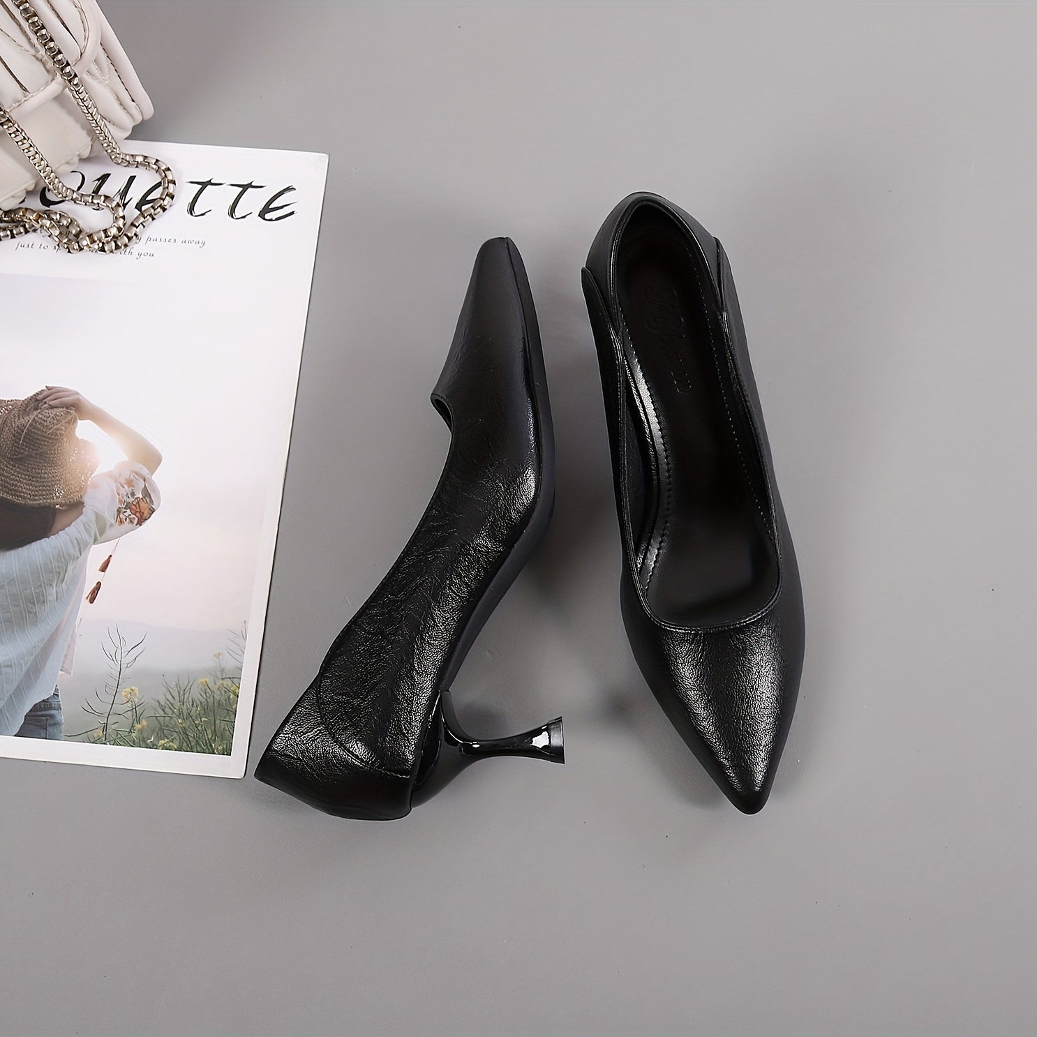 Women's Stiletto Heels Pointed Toe Work Shoes