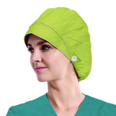 Adjustable Washable Working Cap Button Unisex Cotton Hats Print