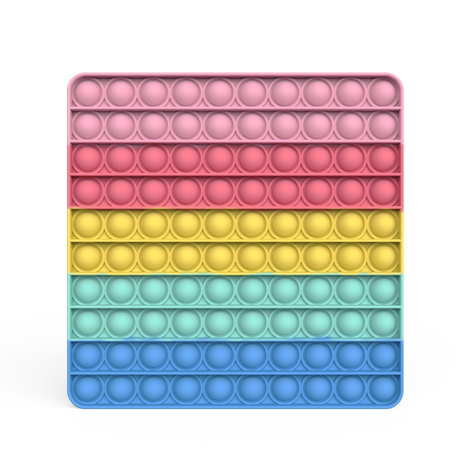 Square Fidget Bubble Popper Pop It Sensory Toy For Kids And Adults