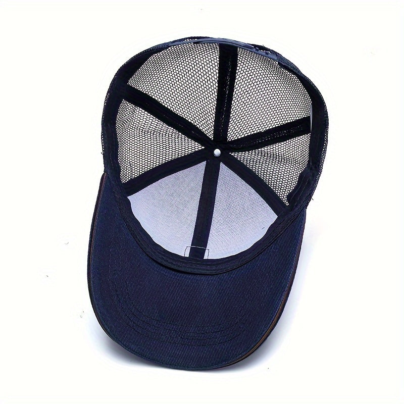 Breathable Men's Trucker Baseball Cap for Golf and Sports
