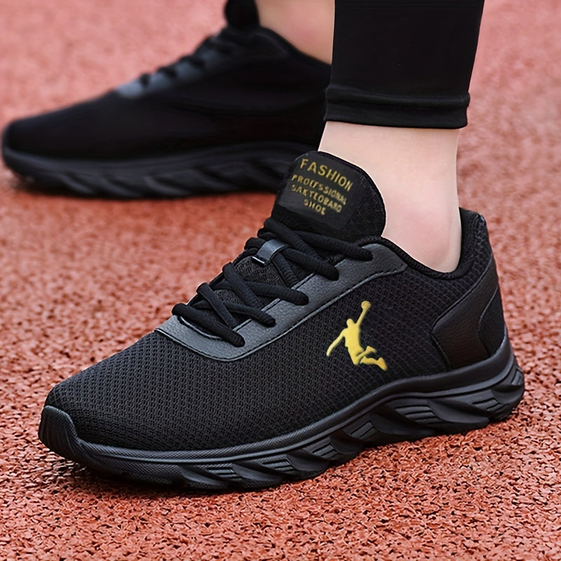 Men's Mesh Breathable Casual Running Shoes Anti-slip Comfortable Walking Shoes
