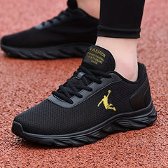 Men's Mesh Breathable Casual Running Shoes Anti-slip Comfortable Walking Shoes