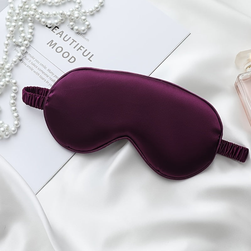 Double Sided Soft Sleep Eye Mask Solid Blackout Blindfold