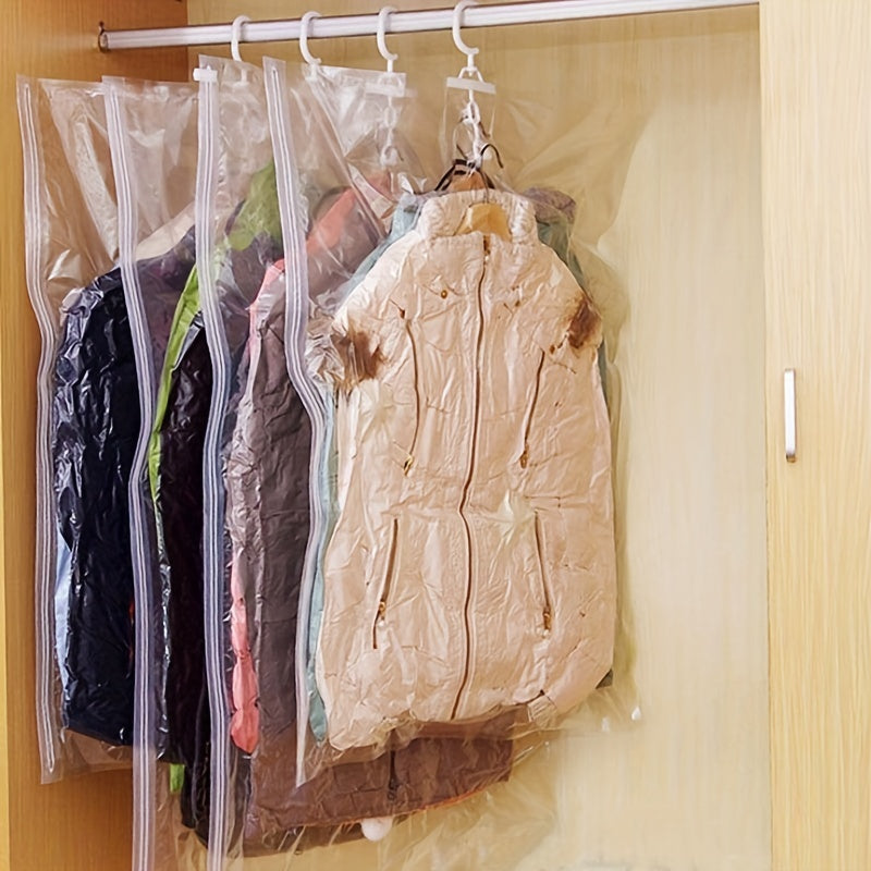 Transparent Vacuum Storage Bag Clothes Organizer Saver