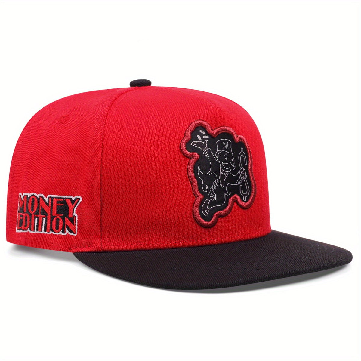 Unisex Sunshade Baseball Cap With PlayingCard Embroidery
