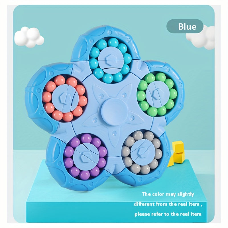 Magic Bean Cube Spinner Finger Puzzle Toy Stress Relief Hand Sensory