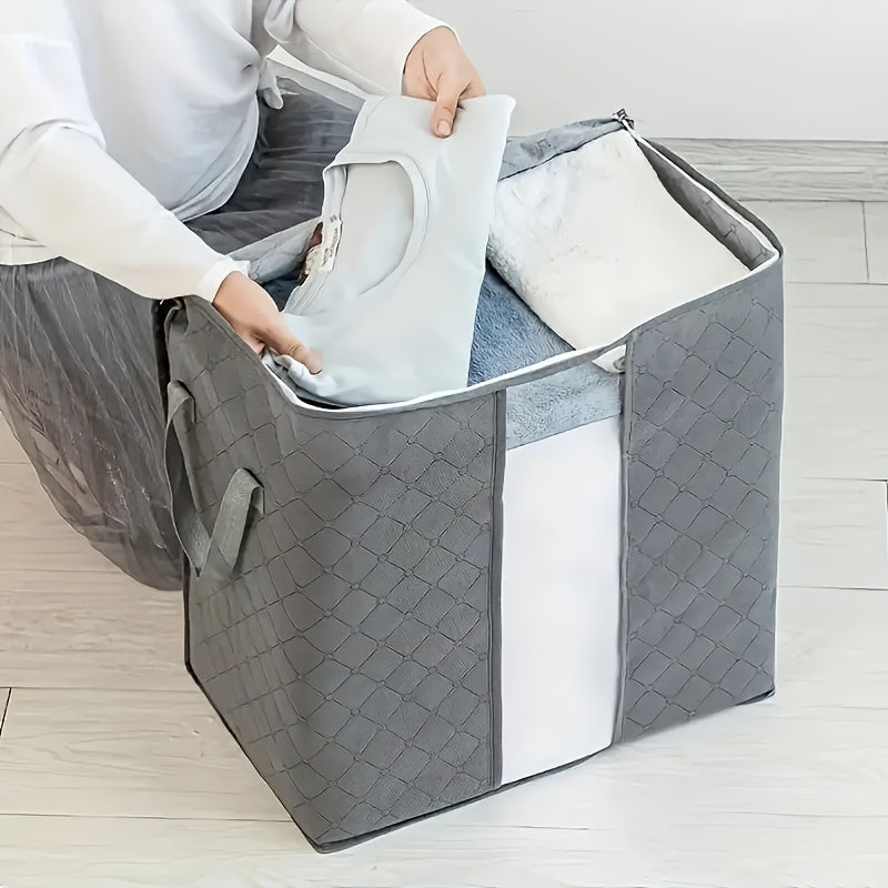 2PCS Large Capacity Quilt Storage Bag Foldable Travel Luggage Packing Cube