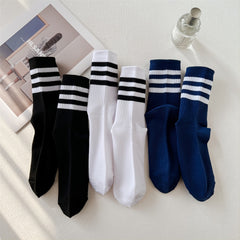 Men's Crew Socks for Cycling Running Basketball Fitness