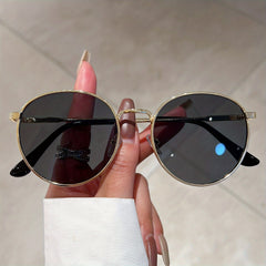 Retro Metal Sunglasses For Summer Beach UV400