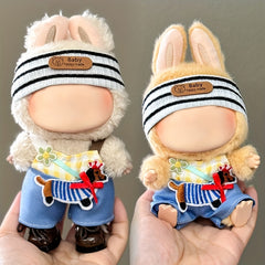Labubu Cartoon Skirt Set Doll Clothes for 17Cm Dolls