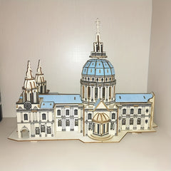 St Paul's Cathedral 3D Wooden Puzzle Historical Gothic Church Architecture