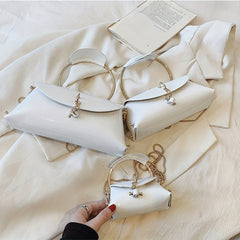 Solid Evening Bag Top Ring Clutch Purse Women's Dinner Banquet Party Hand