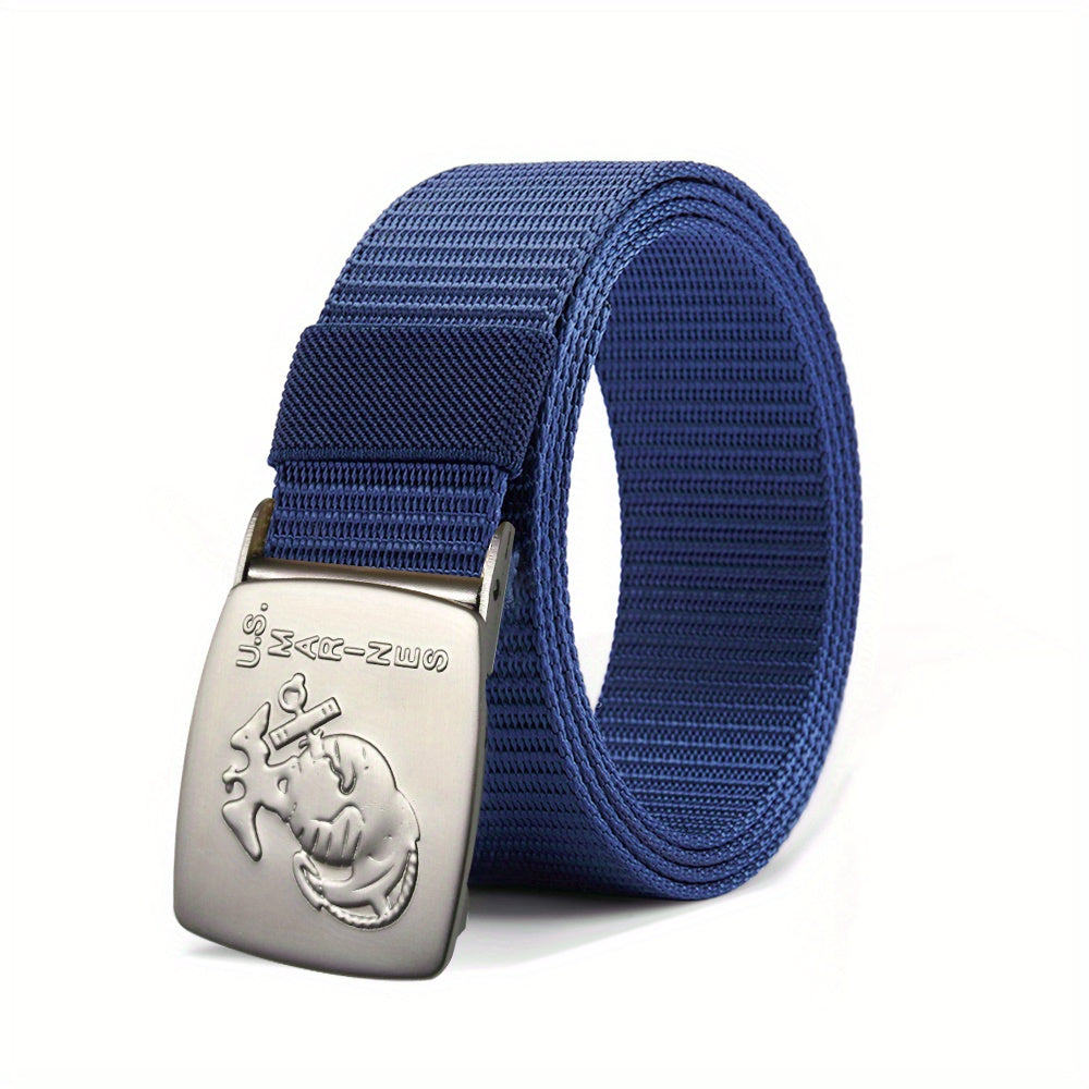 Men's Tactical Nylon Belt Auto Buckle Quick Dry Military Style Belt
