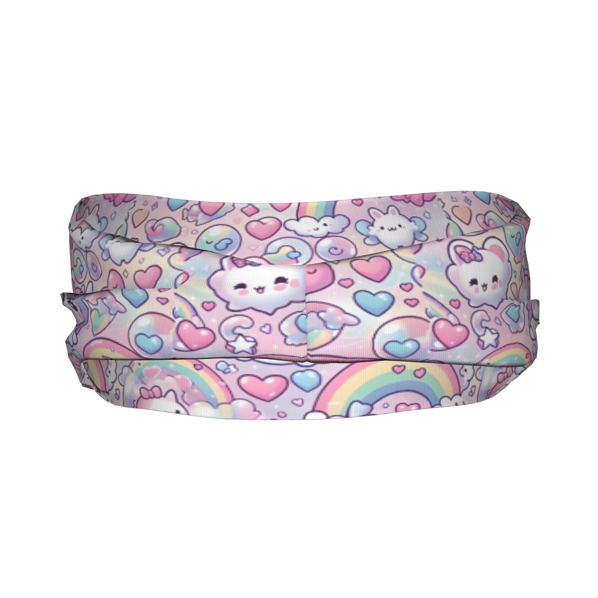 Rainbow Cartoon Character Sports Headband Sweat Wicking Stretchy & Breathable