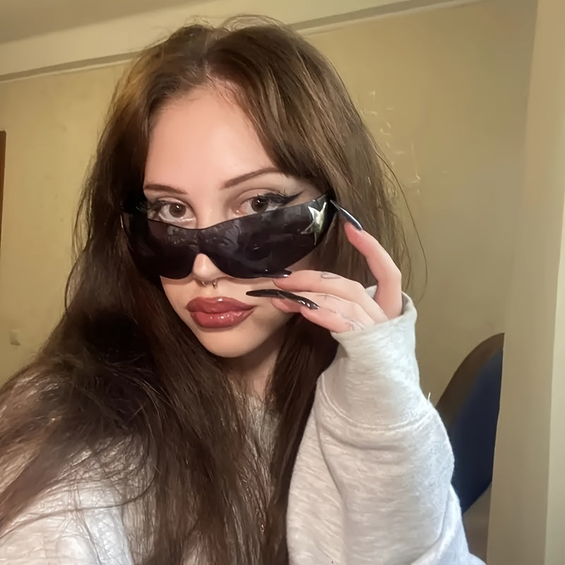 Rimless Gradient Sunglasses for Women