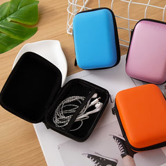 Portable Data Cable & Earphone Storage Bag