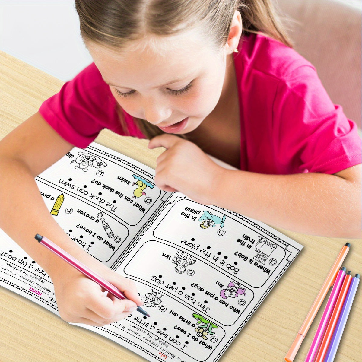 Kids Comprehension Book: Engaging Stories & Writing Activities